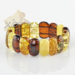Massive multicolor amber bracelet Massive multicolor amber bracelet
